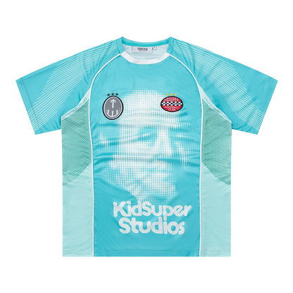 TRAPSTAR JERSEY X KIDSUPER BLUE