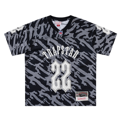 TRAPSTAR X NFL JERSEY BLACK