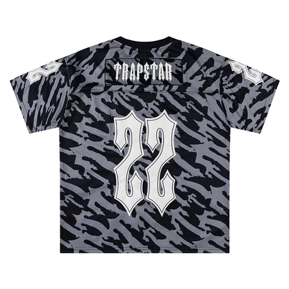 TRAPSTAR X NFL JERSEY BLACK