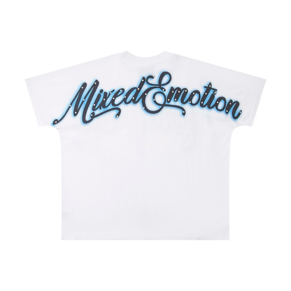 MIXED EMOTION ANGEL LOGO SHIRT WHITE