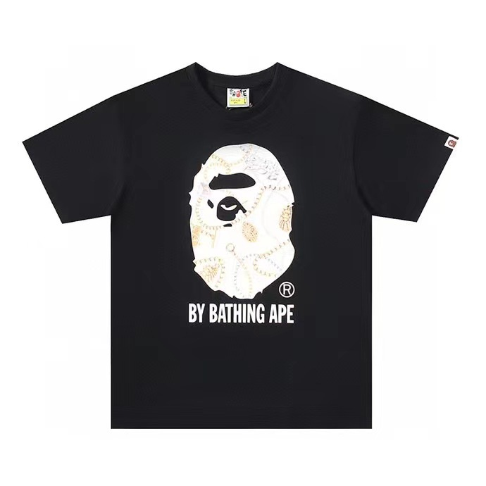 BAPE GOLD APE BLACK SHIRT