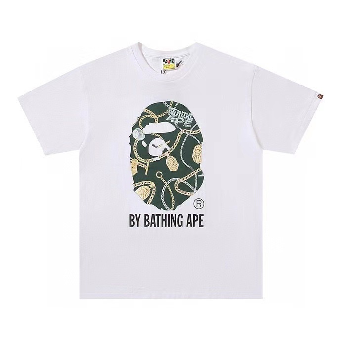 BAPE GOLD APE WHITE SHIRT