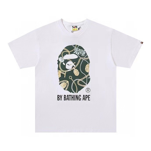 BAPE GOLD APE WHITE SHIRT