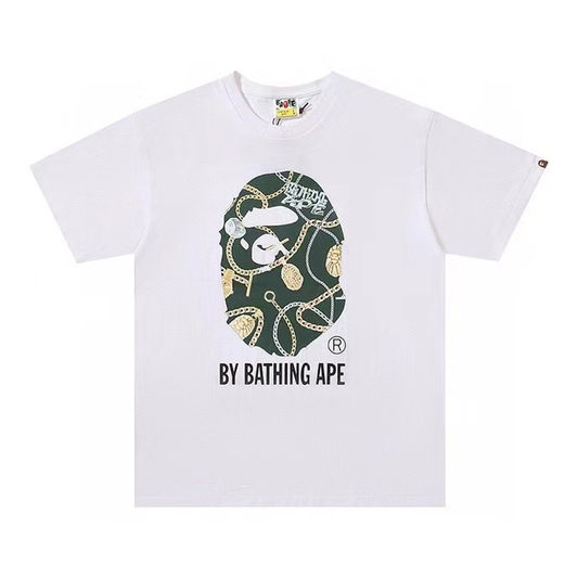 BAPE GOLD APE WHITE SHIRT