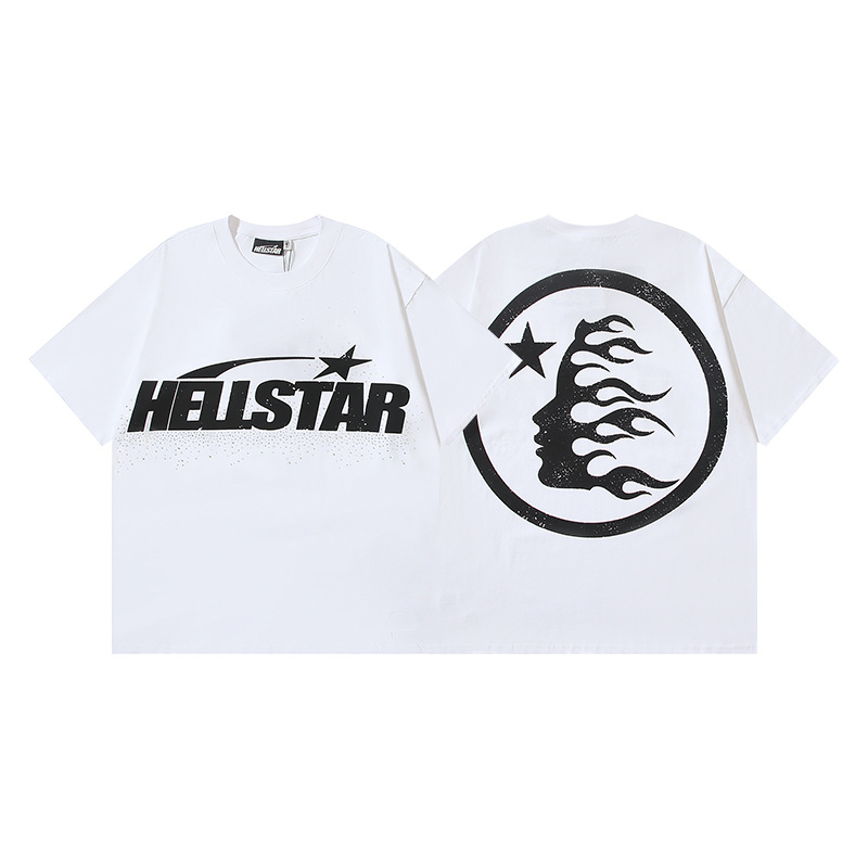 HELLSTAR SIMPLE LOGO SHIRT WHITE