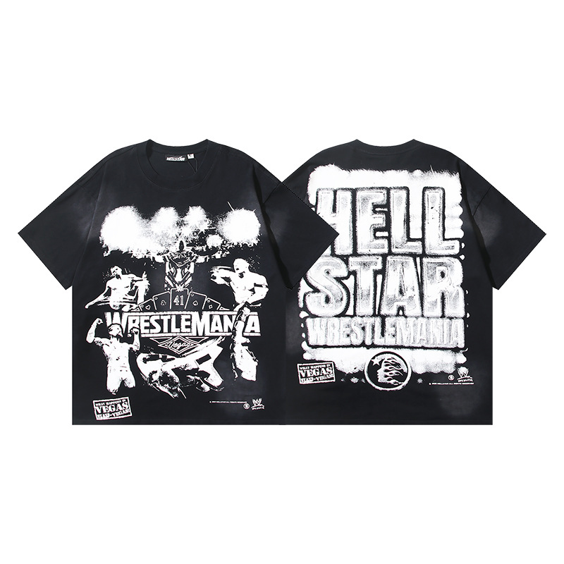 HELLSTAR WRESTLE MANIA SHIRT BLACK