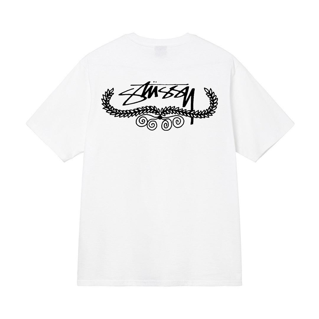 STUSSY LEAVES SHIRT WHITE