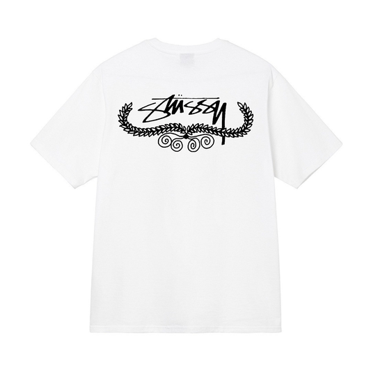 STUSSY LEAVES SHIRT WHITE