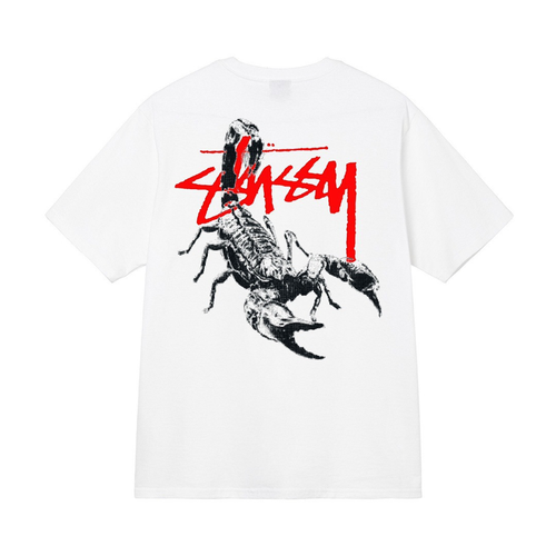 STUSSY SCORPION SHIRT WHITE