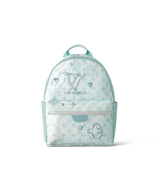 LV DISCOVERY MM BACKPACK WATER DROP WHITE