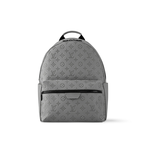 LV DISCOVERY MM BACKPACK ENGRAVED GRAY