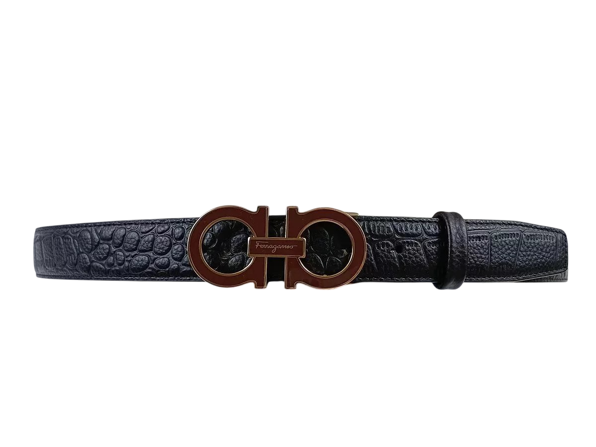 FERRAGAMMO BRONZE BELT