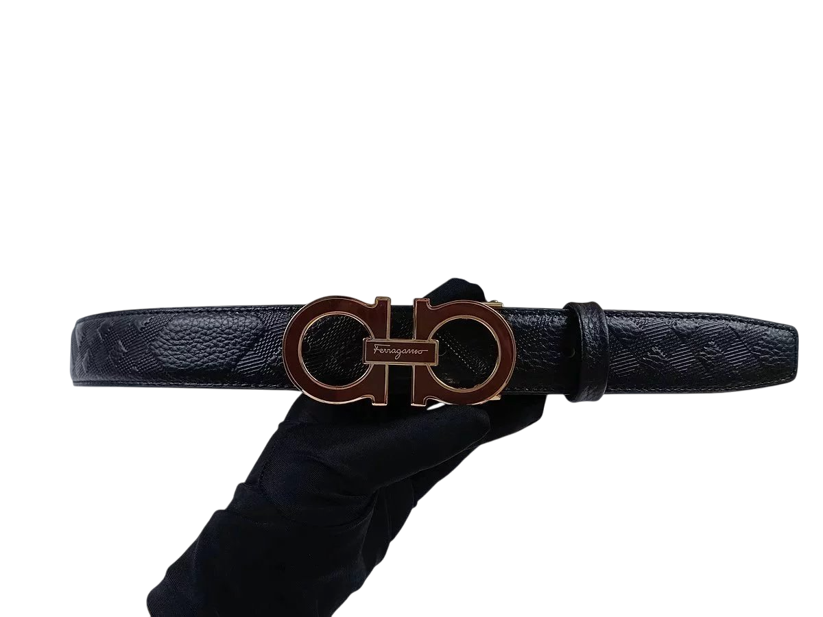FERRAGAMMO BRONZE BELT