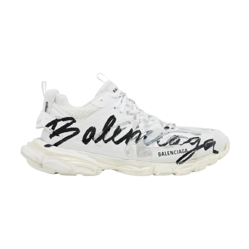BALENCIAGA TRACKS SPRAY WHITE